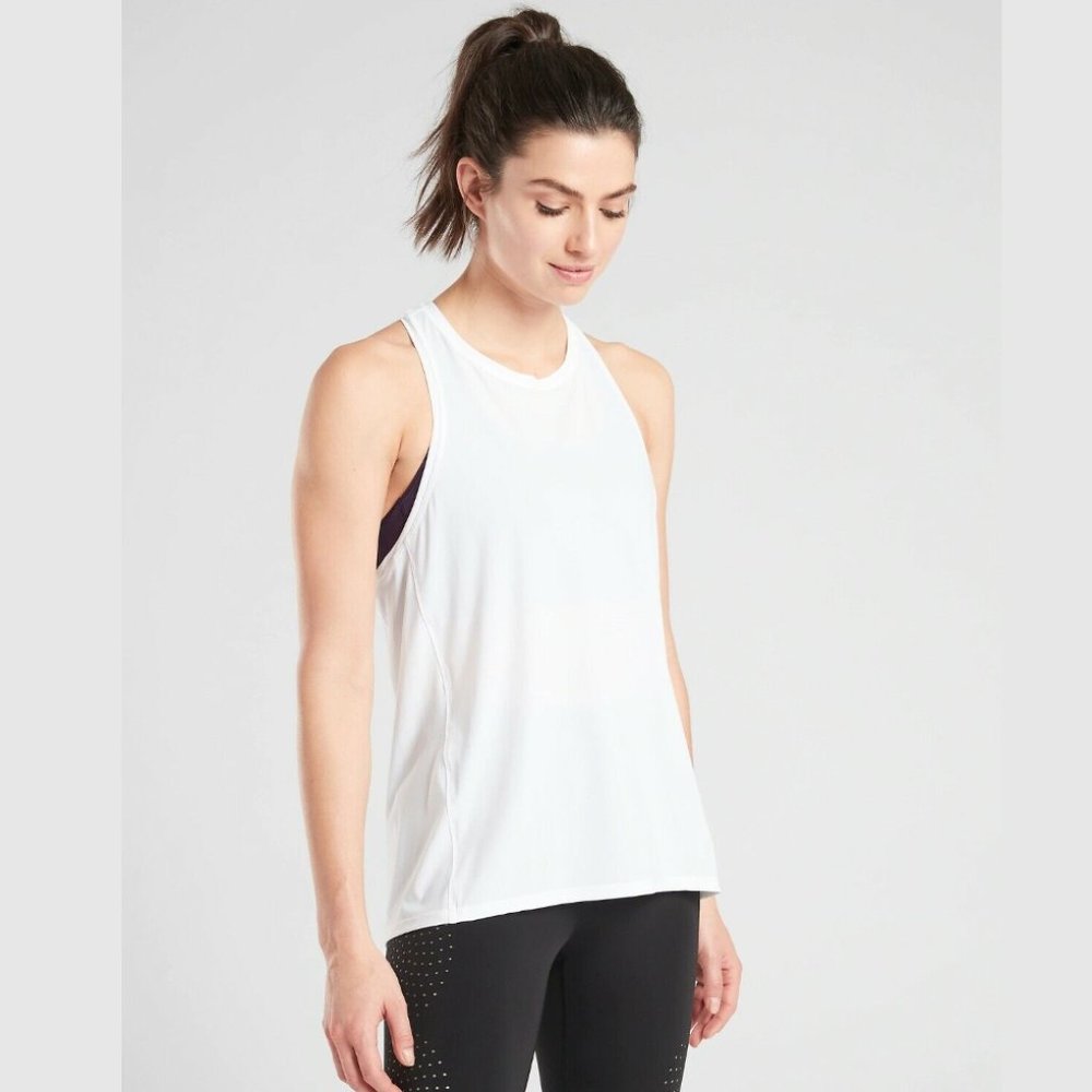 Athleta Women's Ultimate Train Tank White Medium